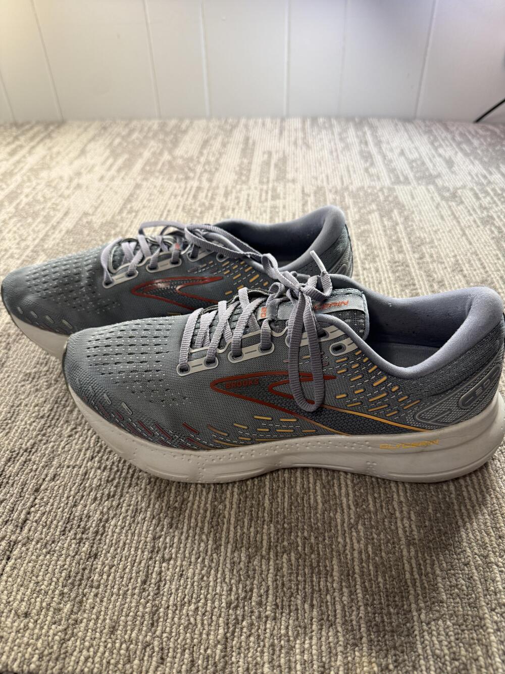 Brooks Glycerin 20 Shoes Mens Size 11 Gray Running DNA Loft Sneakers 1103821D034